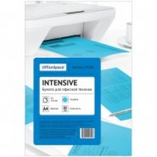 Бумага офисная для принтера цветная  Intensive ,А4, 80г/м2, 50л. (голубой) OfficeSpace