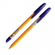Ручка шариковая синяя CORONA PLUS 0,7 мм  оранж.корп. Linc