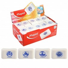 Ластик прямоугольный  Essentials Soft,33*21*10 мм, каучук, цвет белый, Maped