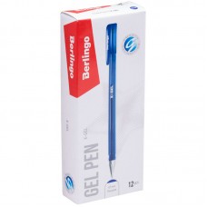 Ручка гелевая синяя  синяя 