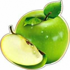 Украшение Яблоко зеленое