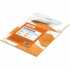 Бумага офисная для принтера цветная. intensive А4, 80г/м2, 50л.(оранжевая) OfficeSpace