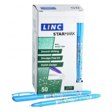 Ручка шариковая синяя STARMARK 0,60 мм синий кругл. корп. Linc