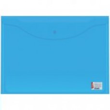 Папка -конверт  на кнопке А3, 180мкм, синяя Berlingo