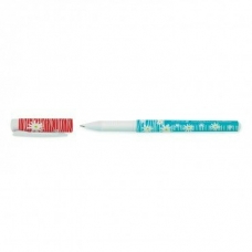 Ручка шариковая дизайн. синяя FreshWrite.Ромашки 0.7мм, Bruno Visconti