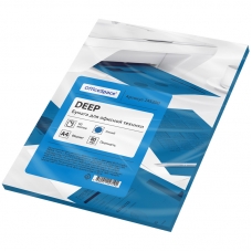 Бумага офисная для принтера цветная А4,deep А4, 80г/м2, 50л. (синий) OfficeSpace