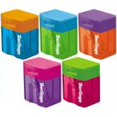 Точилка с контейнером 1 отверстие пластиковая 