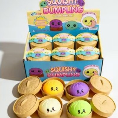 Игрушка антистресс  сквиш Хинкали,D-10см.цвет ассорти,3+ 
