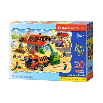  MX-02412 На стройке, 20 деталей MAXI