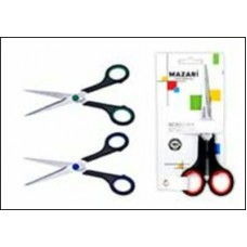 Ножницы офисные 180мм  BE TOP, ручки с резин.вставками Mazari