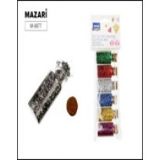 Для творчества   Набор блёсток декоративных № 14, 6 цветов х 10 г, стеклянная колба Mazari