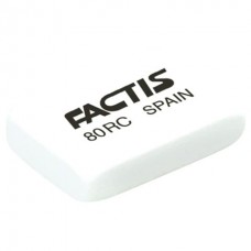 Ластик    FACTIS 80 RC (Испания), прямоугольный, 28*70*7 мм, мягкий, FACTIS