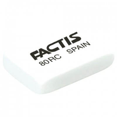 Ластик    FACTIS 80 RC (Испания), прямоугольный, 28*70*7 мм, мягкий, FACTIS