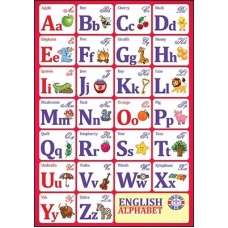 Плакат-мини Английский алфавит 206х292 мм