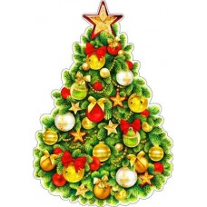Плакат-мини Ёлка 230х300 мм