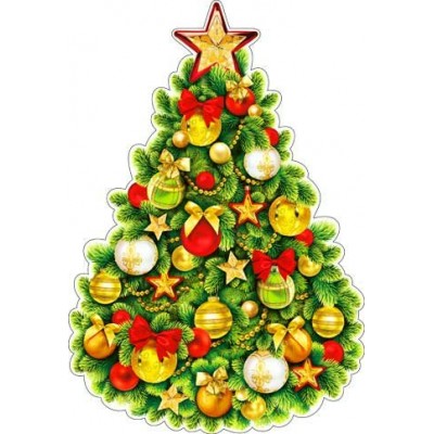 Плакат-мини Ёлка 230х300 мм