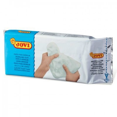 Масса для моделирования и лепки белая   отвердевающая 1000г, JOVI