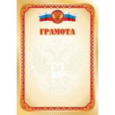 Грамота РФ (для принтера) 210х297мм