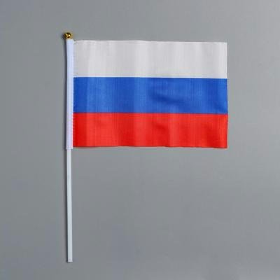 Флаг 14х21 см  РФ триколор  2763498