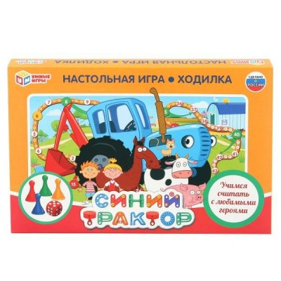  НАСТОЛЬНАЯ ИГРА-ХОДИЛКА/СИНИЙ ТРАКТОР