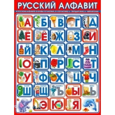 Плакат Русский алфавит  450х595 мм
