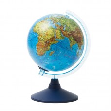 Глобус физико-политический d=210мм с подсветкой от батареек на круглой подставке Globen