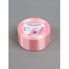 Для творчества Лента атласная №04 40мм*25±1ярд(23м±1м) розовый Арт Узор