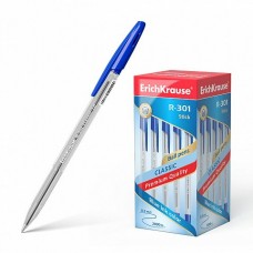 Ручка шариковая синяя R-301 Classic Stick узел 0,5мм,43184 Erich Krause