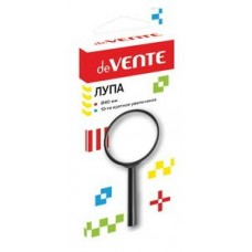Лупа d-40мм  10-кратн. увелич. deVente на ручке, пласт.корп., стеклян.линза deVente