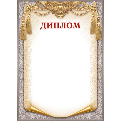 Диплом Без символики (для принтера) 210х295 мм