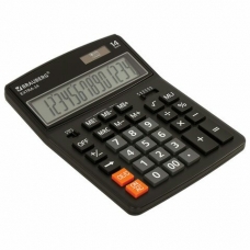 Калькулятор 14-разряд  настольный  EXTRA-14-BK (206x155 мм), Brauberg