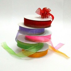 Для творчества Лента  трансформер 25мм органза золото Бабина уп.45метров Альянс