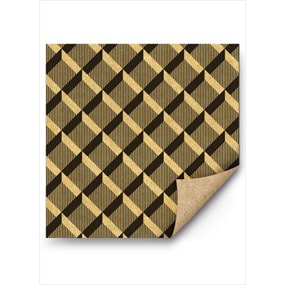 Упаковочная бумага Крафт Шоколад плитка 70х100 см