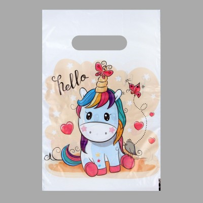 Пакет Полиэтиленовый Единорог 20х30 (30) с вырубной ручкой,