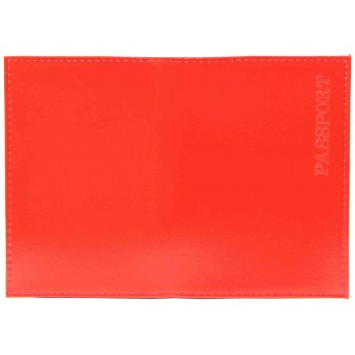 Обложка для паспорта  Шик, красный, тисн.конгрев 