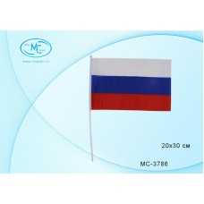 Флаг 20х28 см Триколор 10887546