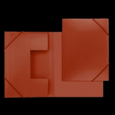 Папка на резинке А4 0,5 мм, красная Mazari