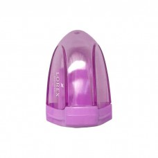 Точилка пластиковая 1 отверстие CAPSULE MARBLE SHINE,с контейнером, цвет ассорти Lorex