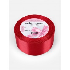 Для творчества Лента атласная  №33, 40 мм, 23±1 м, красная Арт Узор