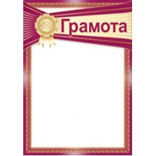 Грамота Без символики (для принтера) 205х292 мм