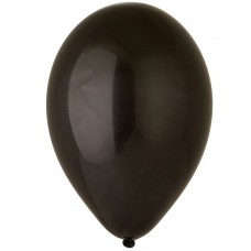 Воздушный шар Пастель Черный цвет  (12) 30 см