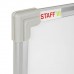 Доска магнитно-маркерная 60*90см металлическая рамка,  ECO, Staff