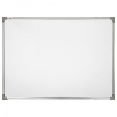 Доска магнитно-маркерная 60*90см металлическая рамка,  ECO, Staff