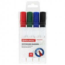 Маркер для белой доски набор 4 цвета 