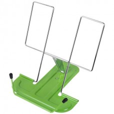 Подставка для книг металл  зеленая, Brauberg