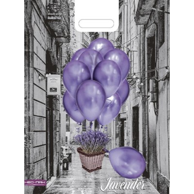 Пакет Полиэтиленовый Воздушные шары  38х47 см с вырубной ручкой