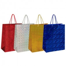 Пакет Бумажный голография МИКС 26x12,7x32,4 см