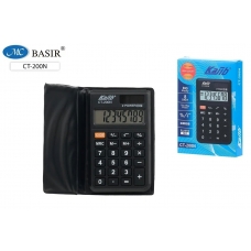 Калькулятор 8-разряд  карманный в обложке-книжечке,10*6 см BASIR