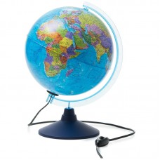 Глобус политический d=250мм интерактивный, с подсветкой + очки виртуальной Globen